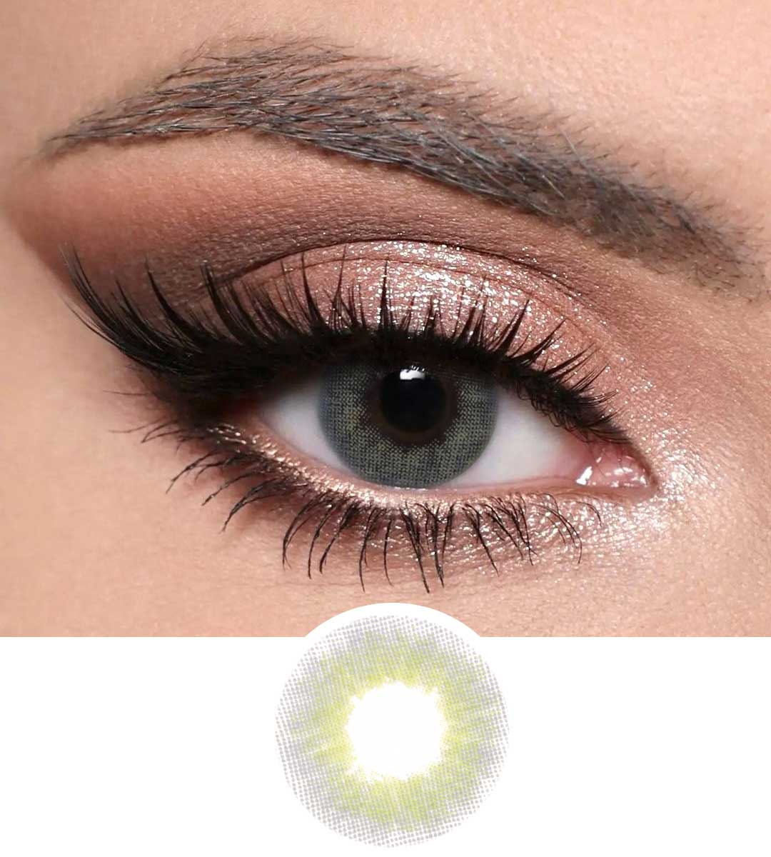 AMBER GRAY CONTACT LENSES