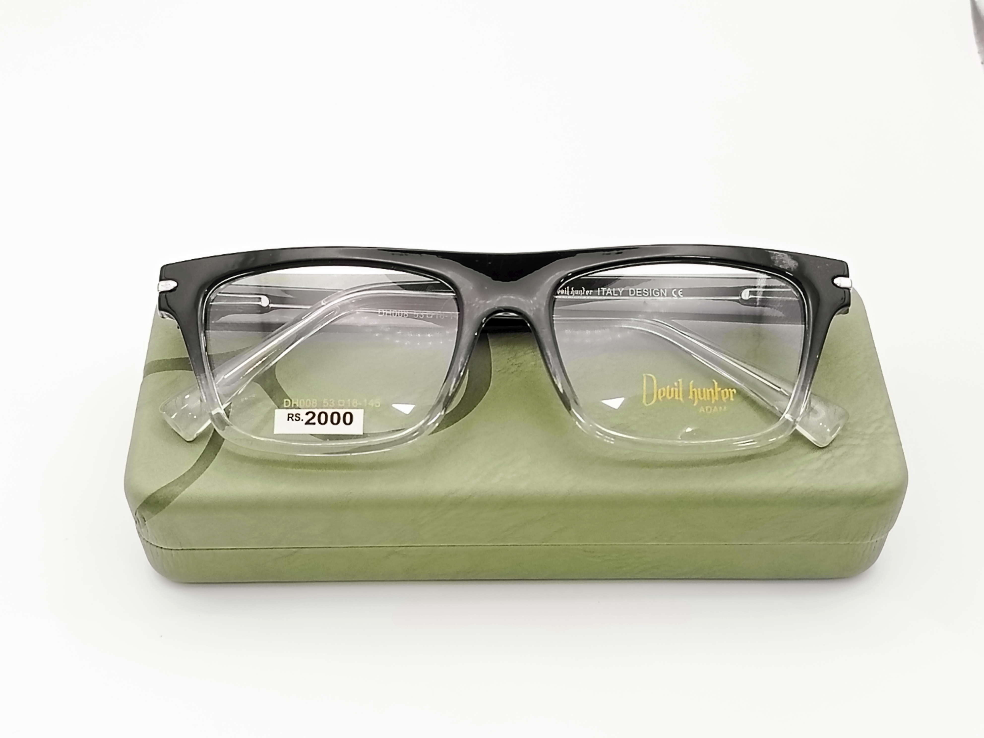 Black and Clear Eyeglasses