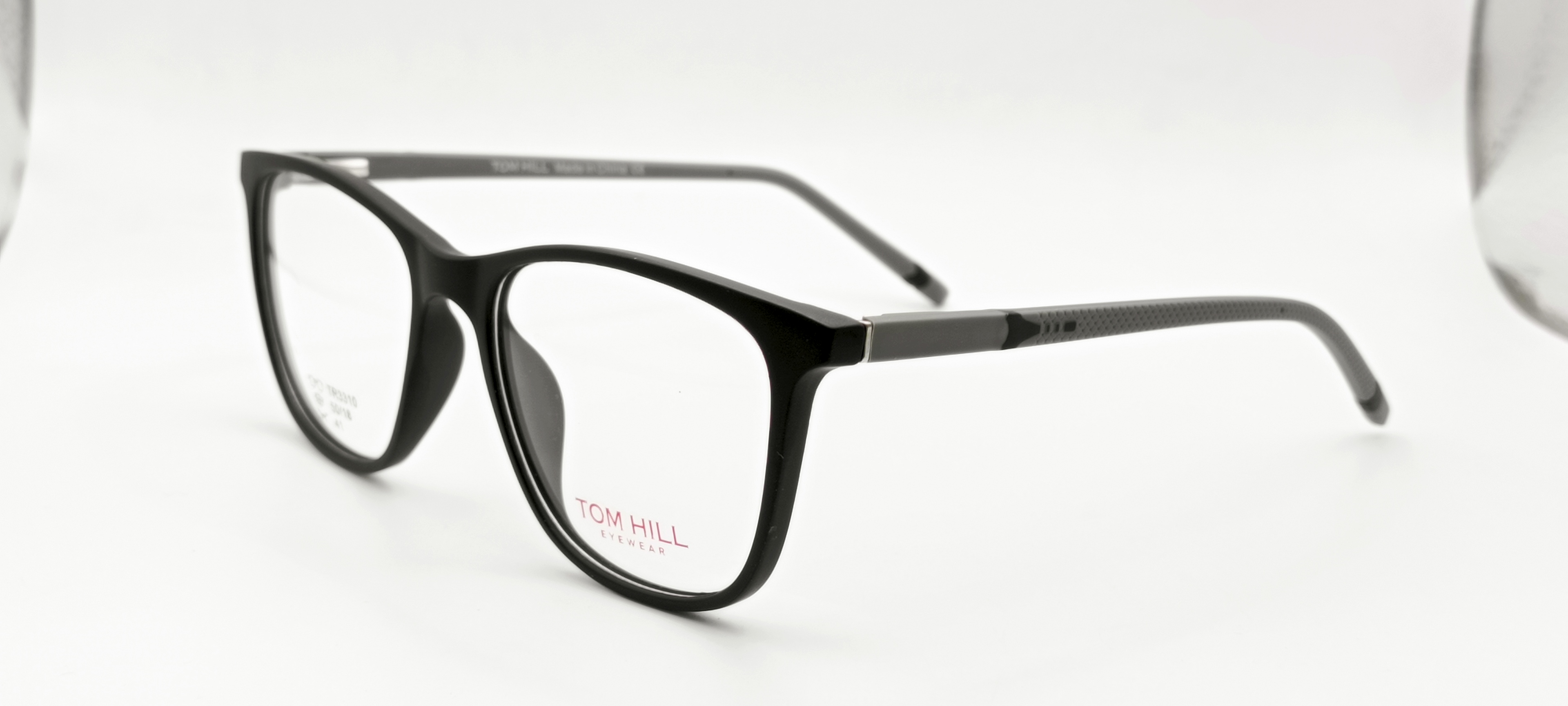 Black Rectangle Eyeglasses