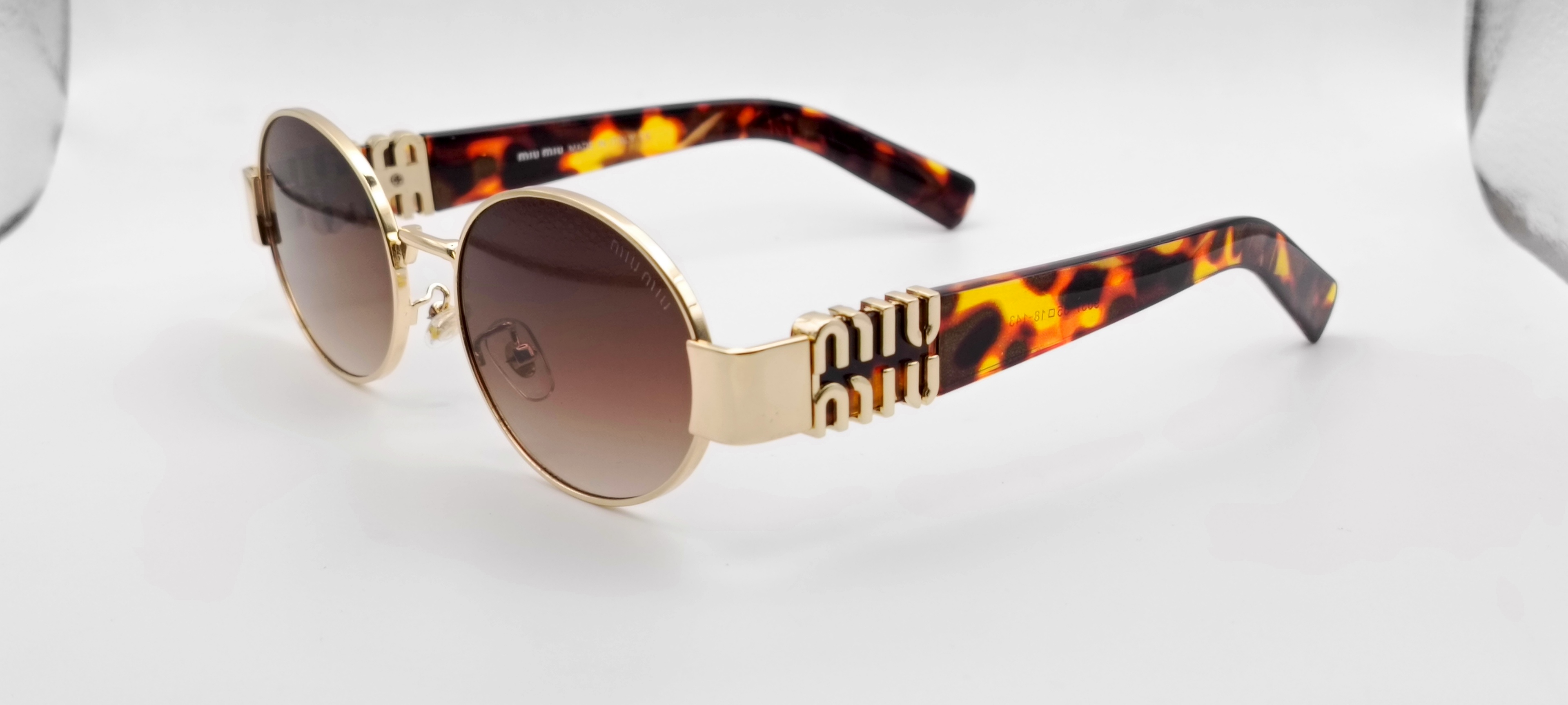Round Tortoiseshell Sunglasses