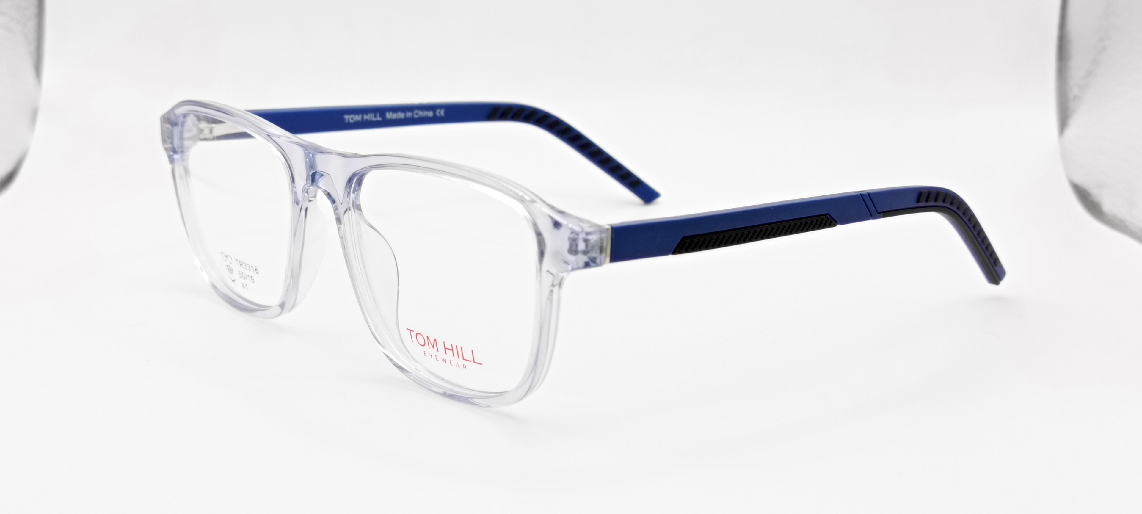 Transparent Rectangle Eyeglasses