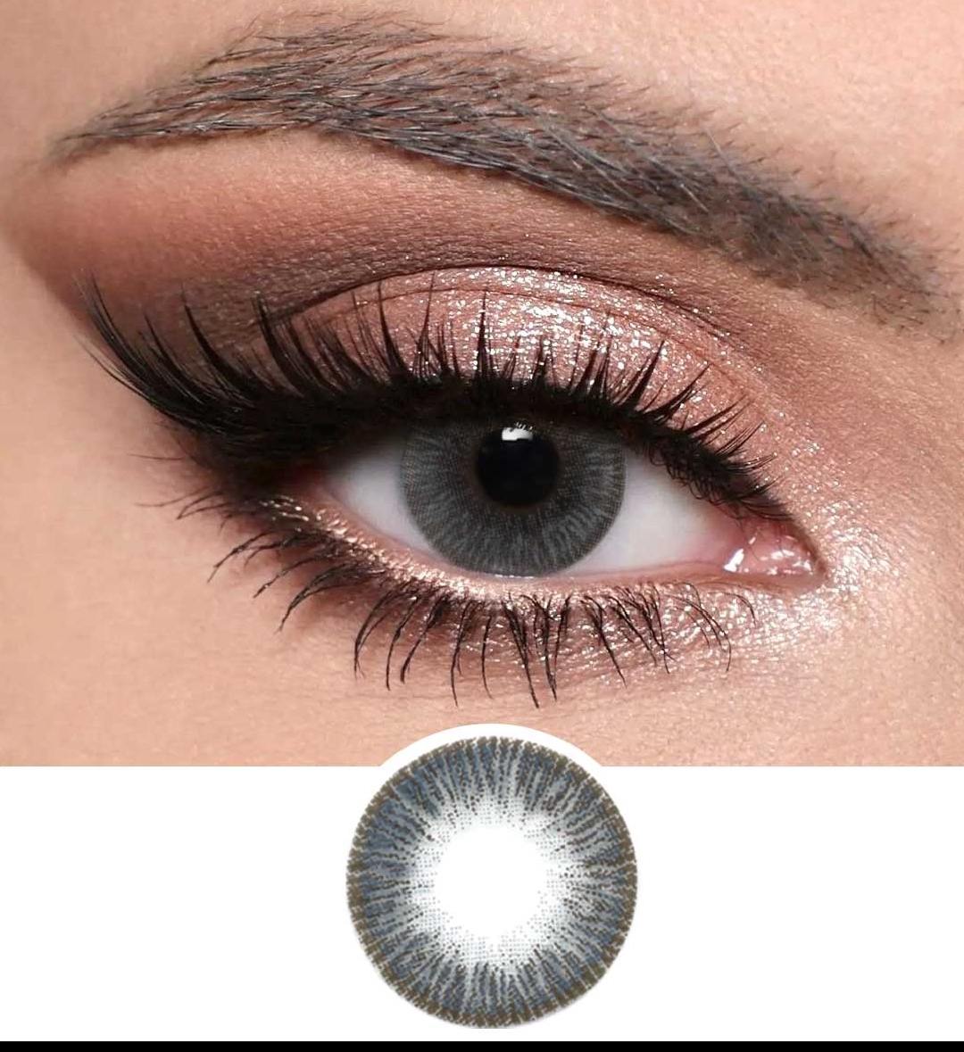 OPTIANO  ENCHANT GRAY CONTACT LENSES