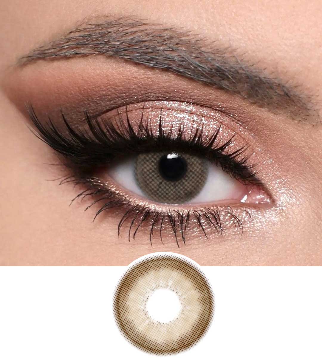 WARM HAZEL CONTACT LENSES 