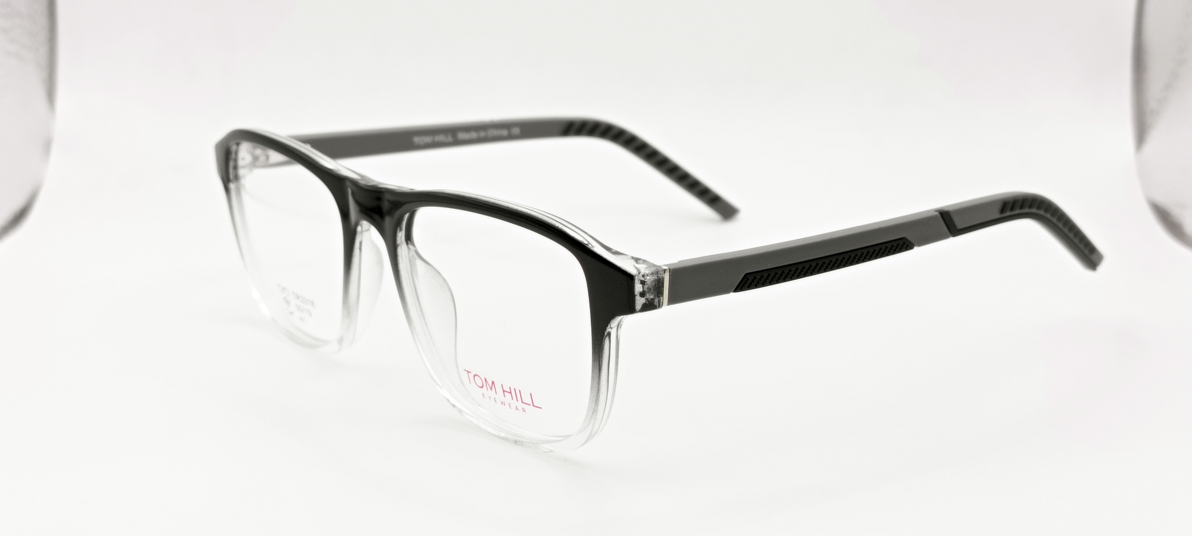 Transparent Rectangle Eyeglasses
