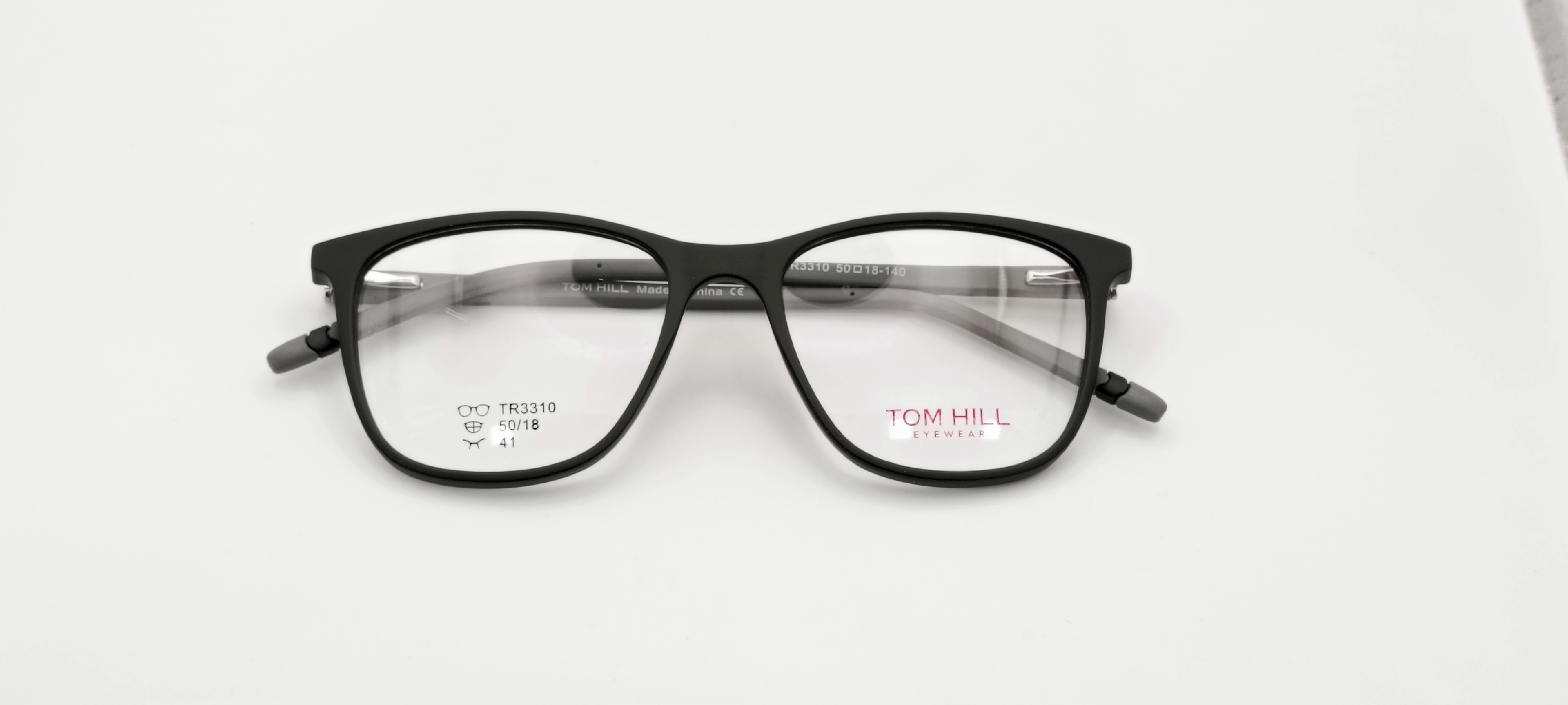 Black Rectangle Eyeglasses