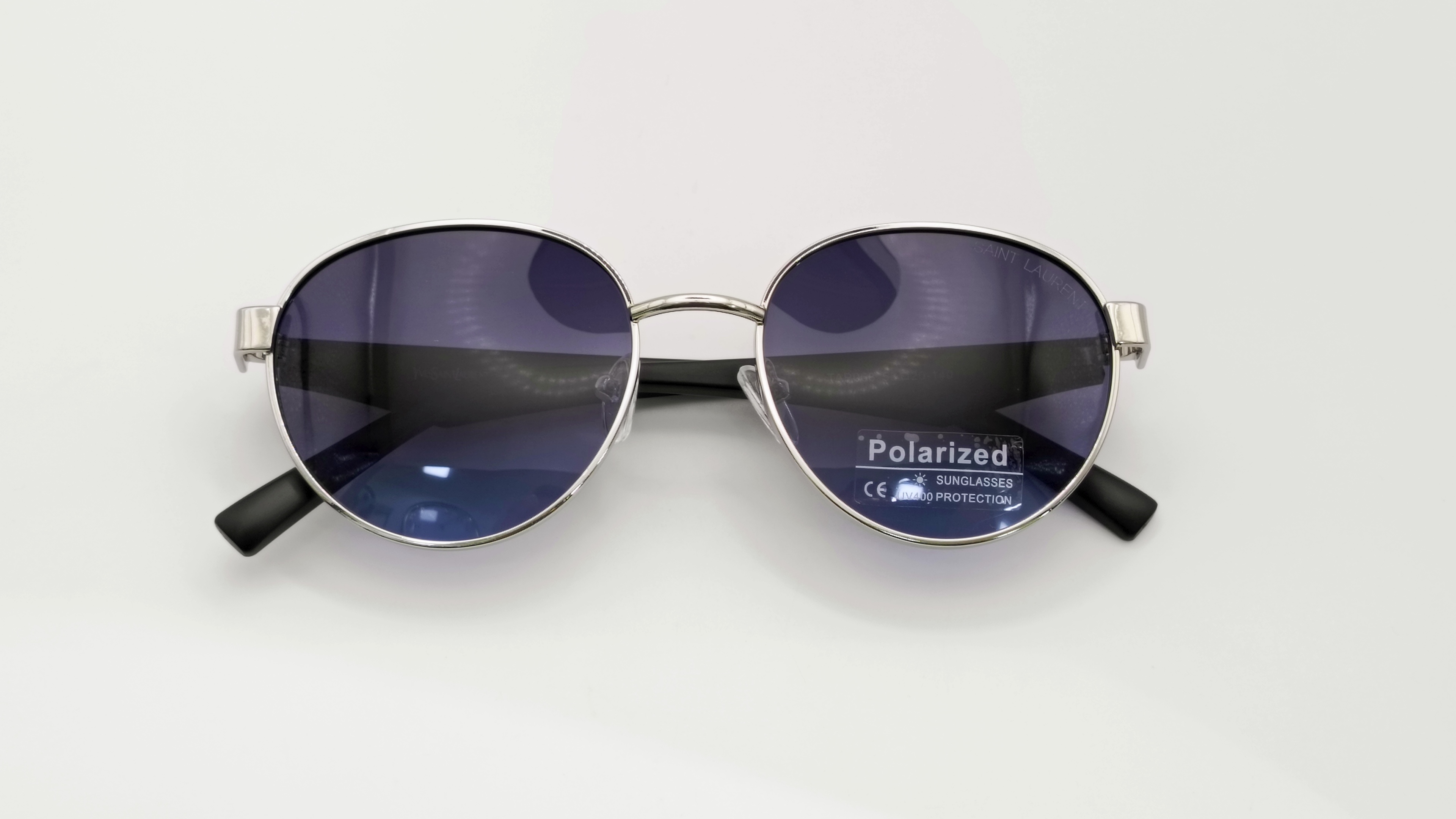Round Blue Gradient Sunglasses