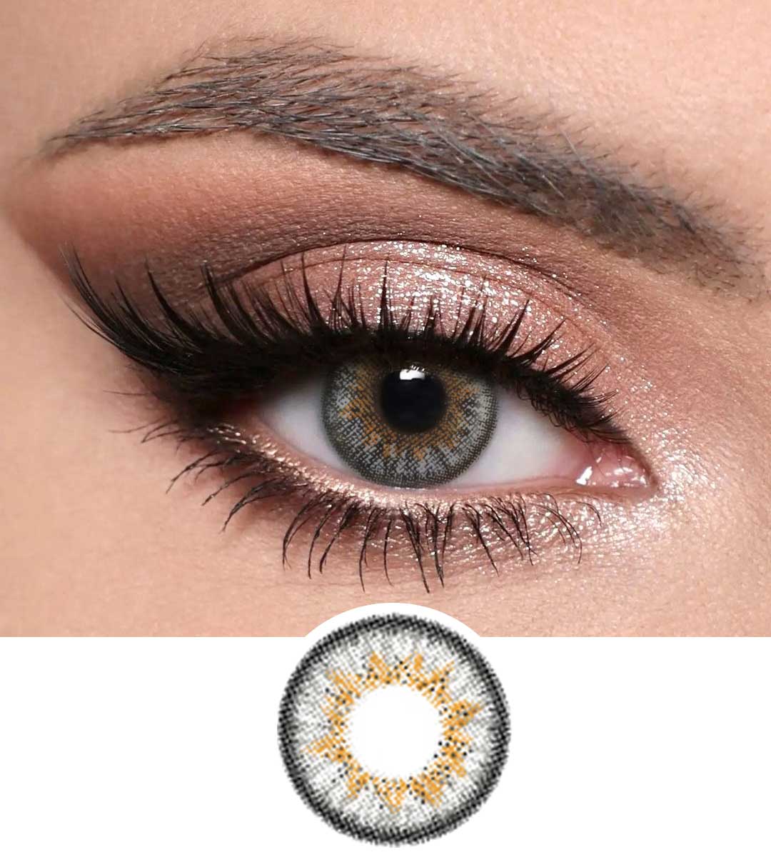 DARK GRAY CONTACT LENSES 