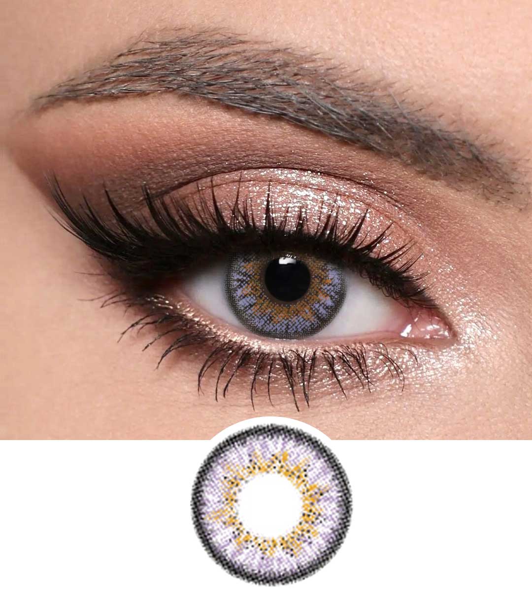 VIOLET CONTACT LENS 