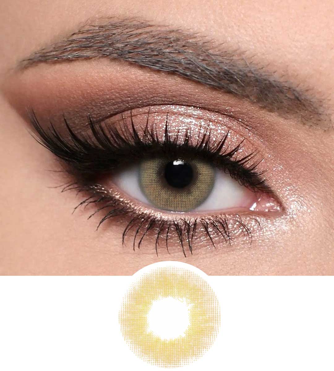 HONEY CONTACT LENSES