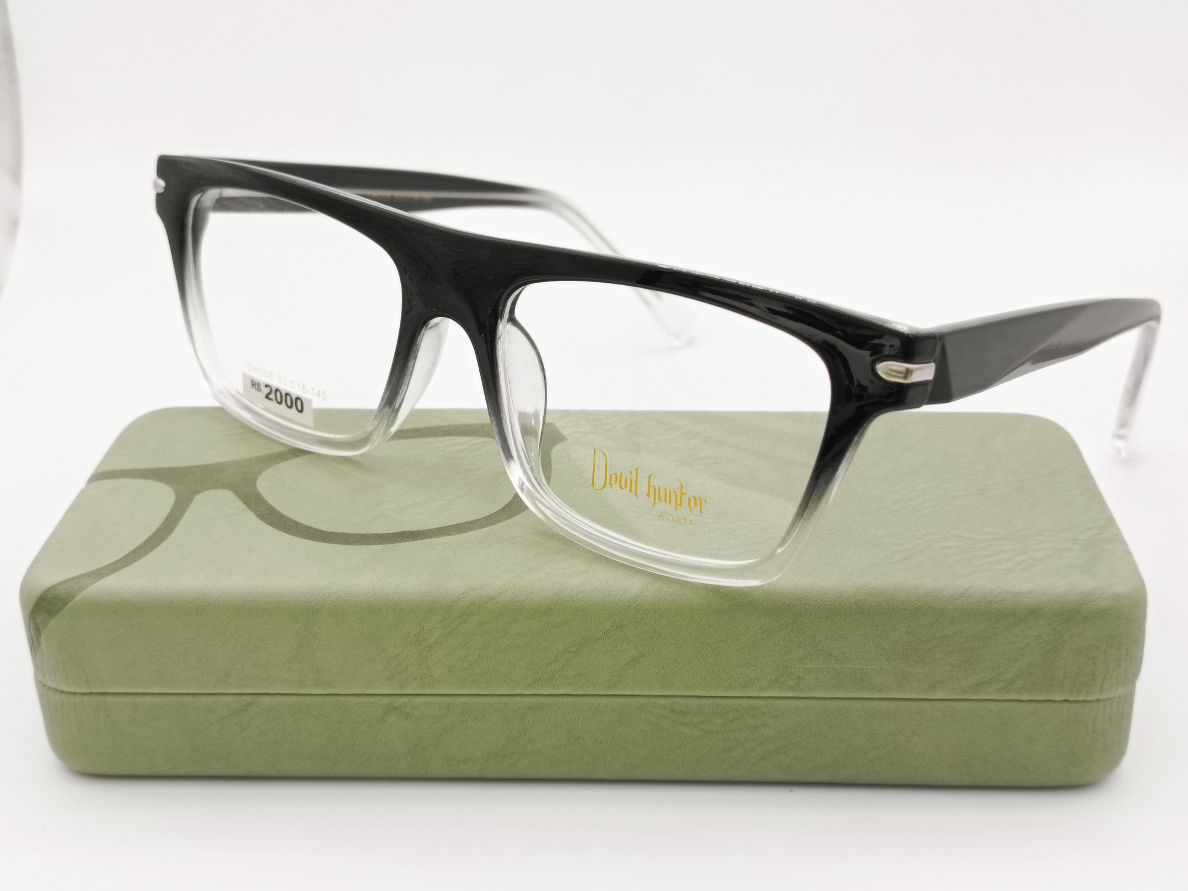 Black and Clear Eyeglasses