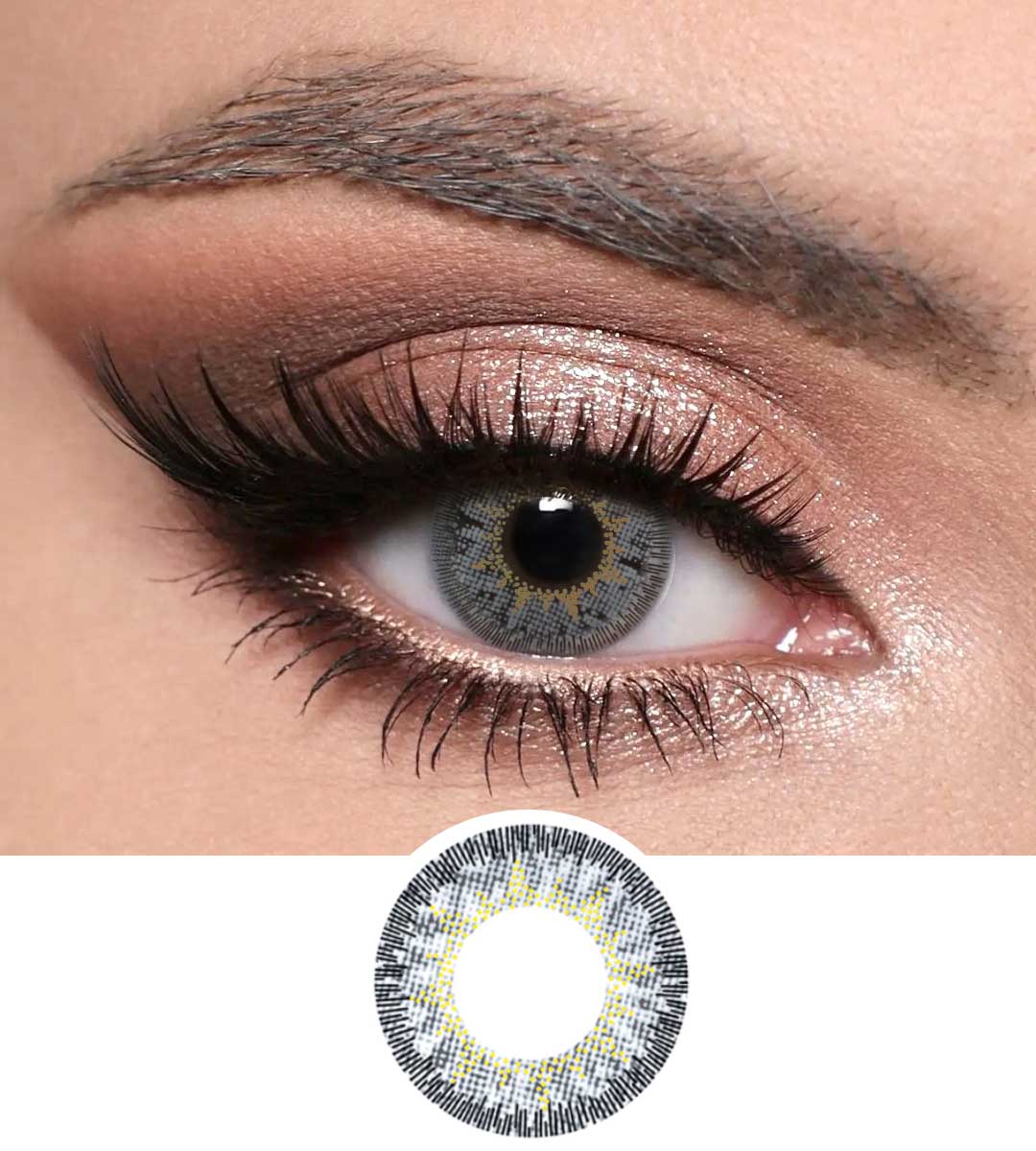 COOL GRAY CONTACT LENSES 