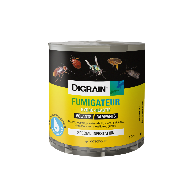 DIGRAIN® Fumigateur 10g Fumigateur Hydro-Réactif