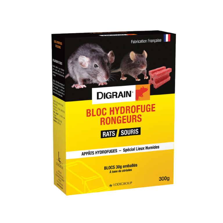DIGRAIN® Bloc Hydrofuge Rongeurs 300g
