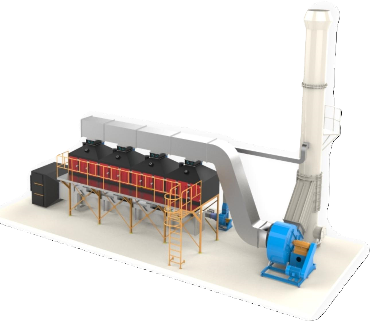 Sistem VOCs Pembakaran Bermangkin