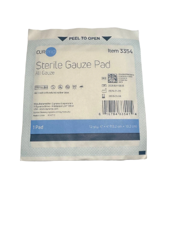 STERILE GAUZE PAD 4 pads