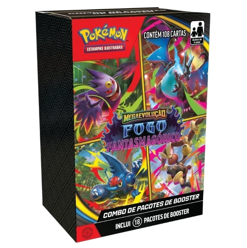 Combo de Pacotes de Booster Pokémon