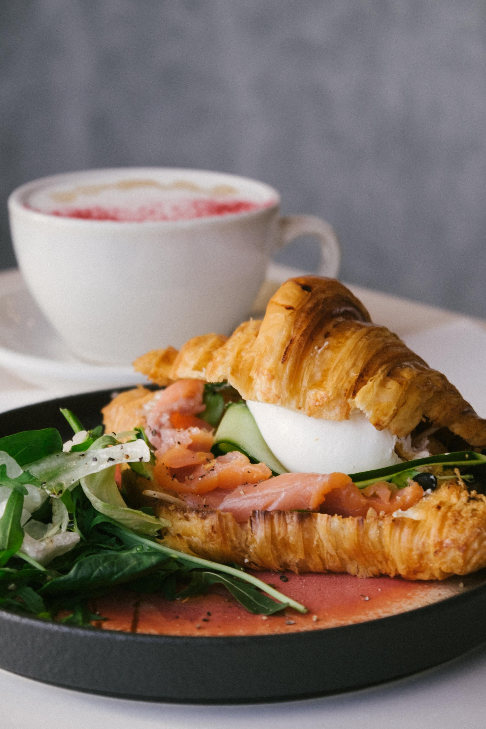  Smoked Salmon Croissant