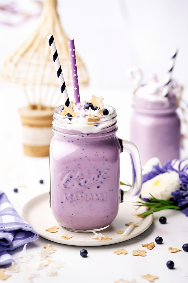  Blueberry Milkshake