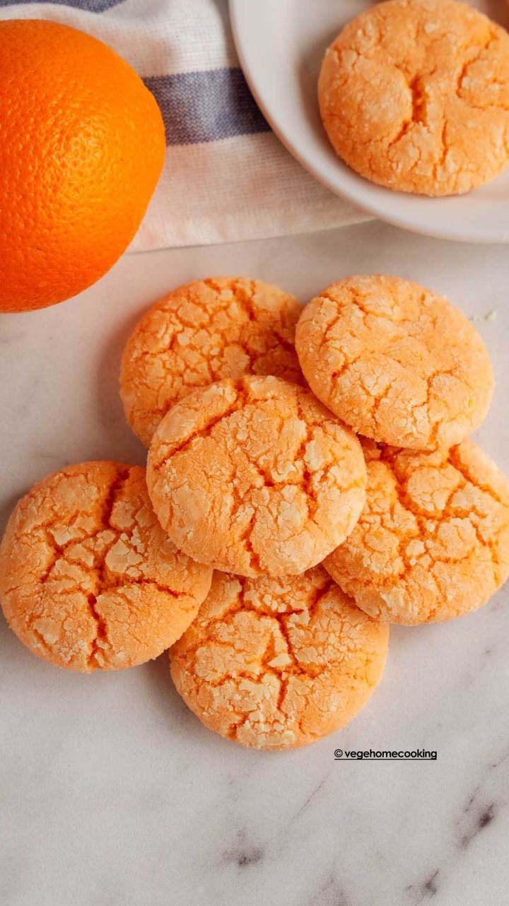 Orange biscuits