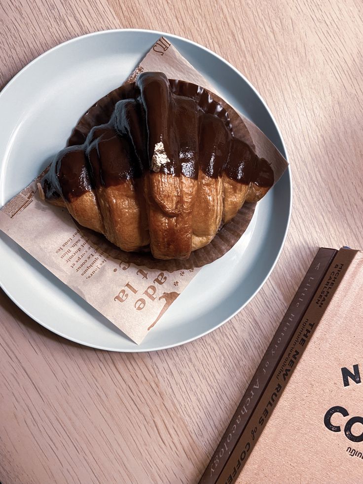 Brown Chocolate Croissant