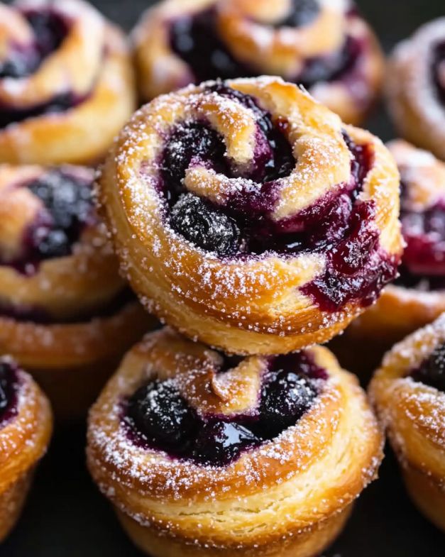 Blueberry Cruffin 