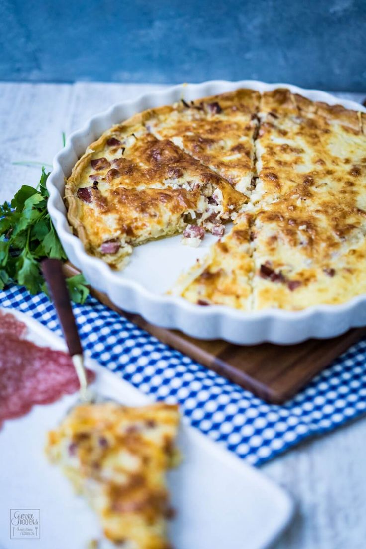 Salami Quiche
