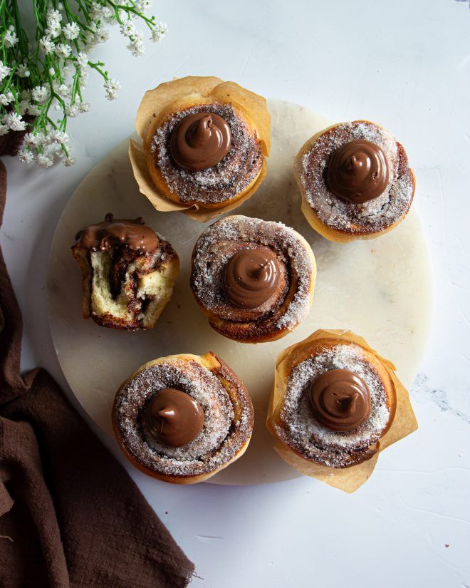 Nutella / Lotus Cruffin 