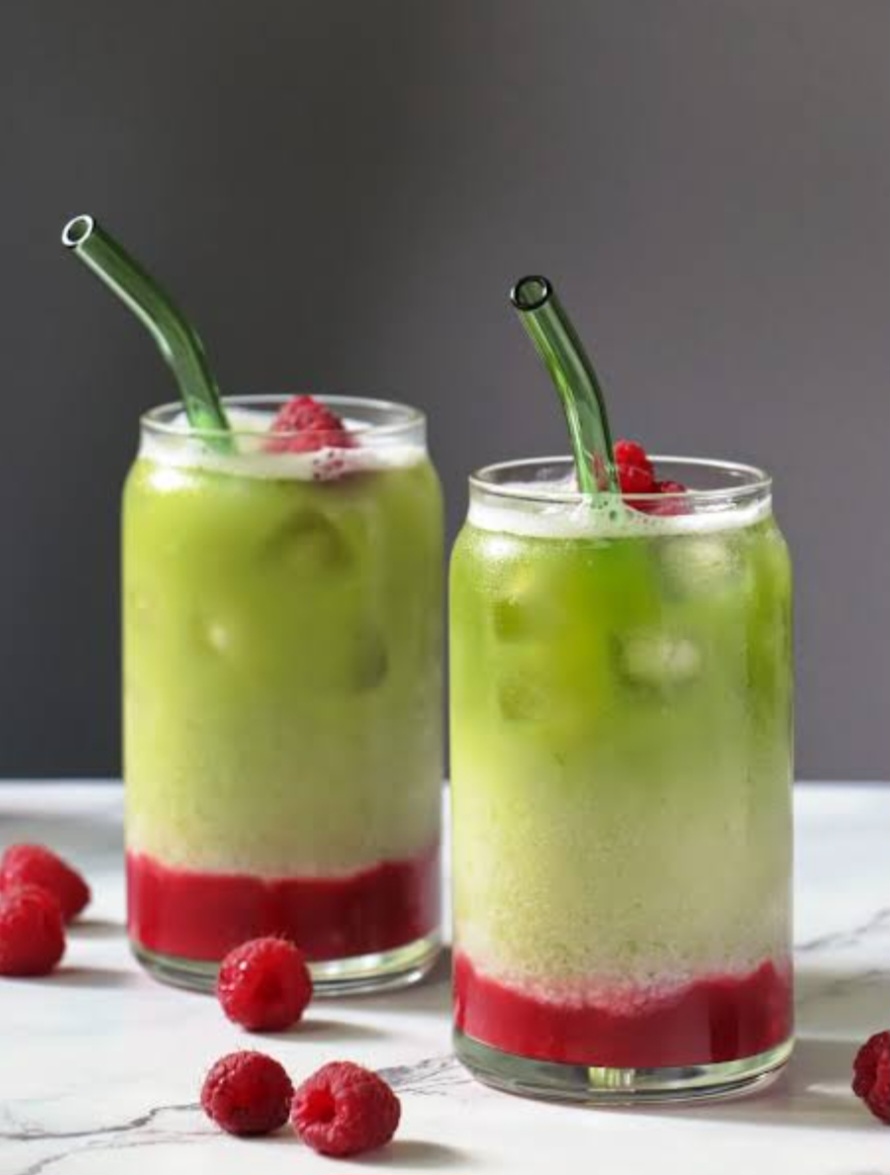 Raspberry Ice Matcha 