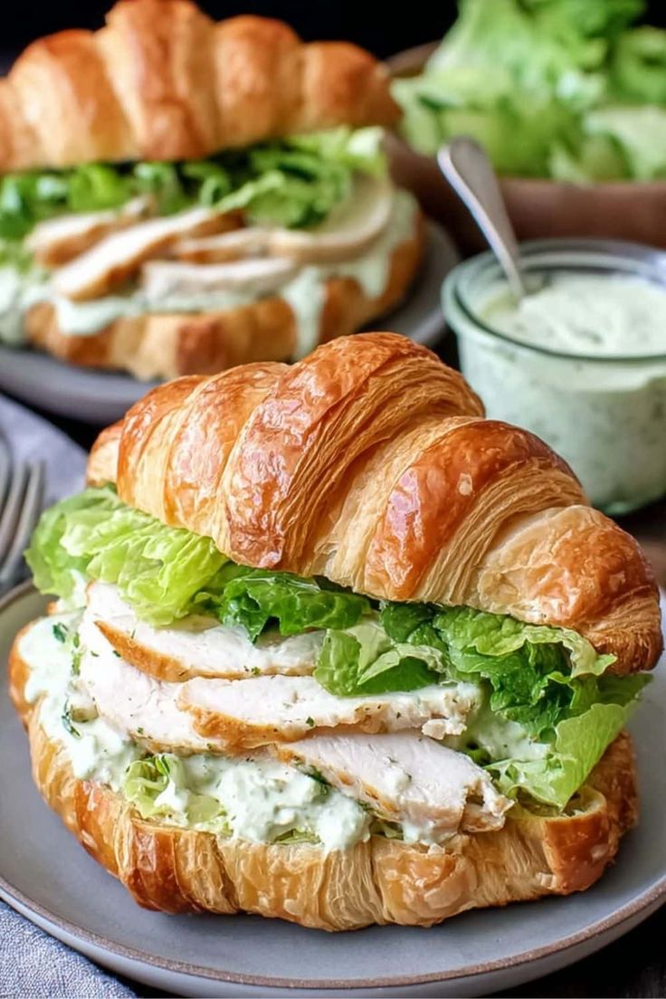 Chicken Cesar Croissant 