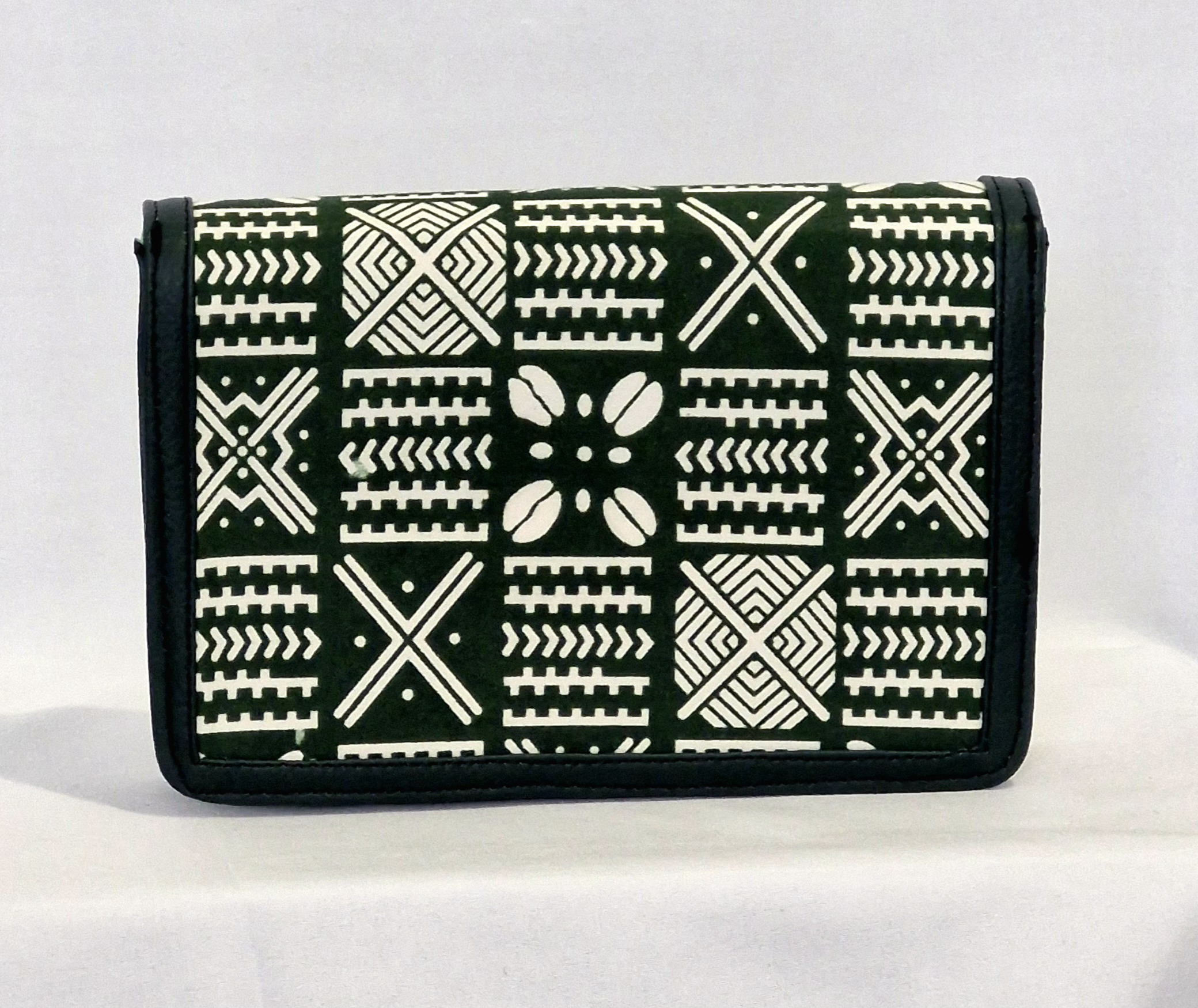 Sac "AMARA" Vert motif ethnique