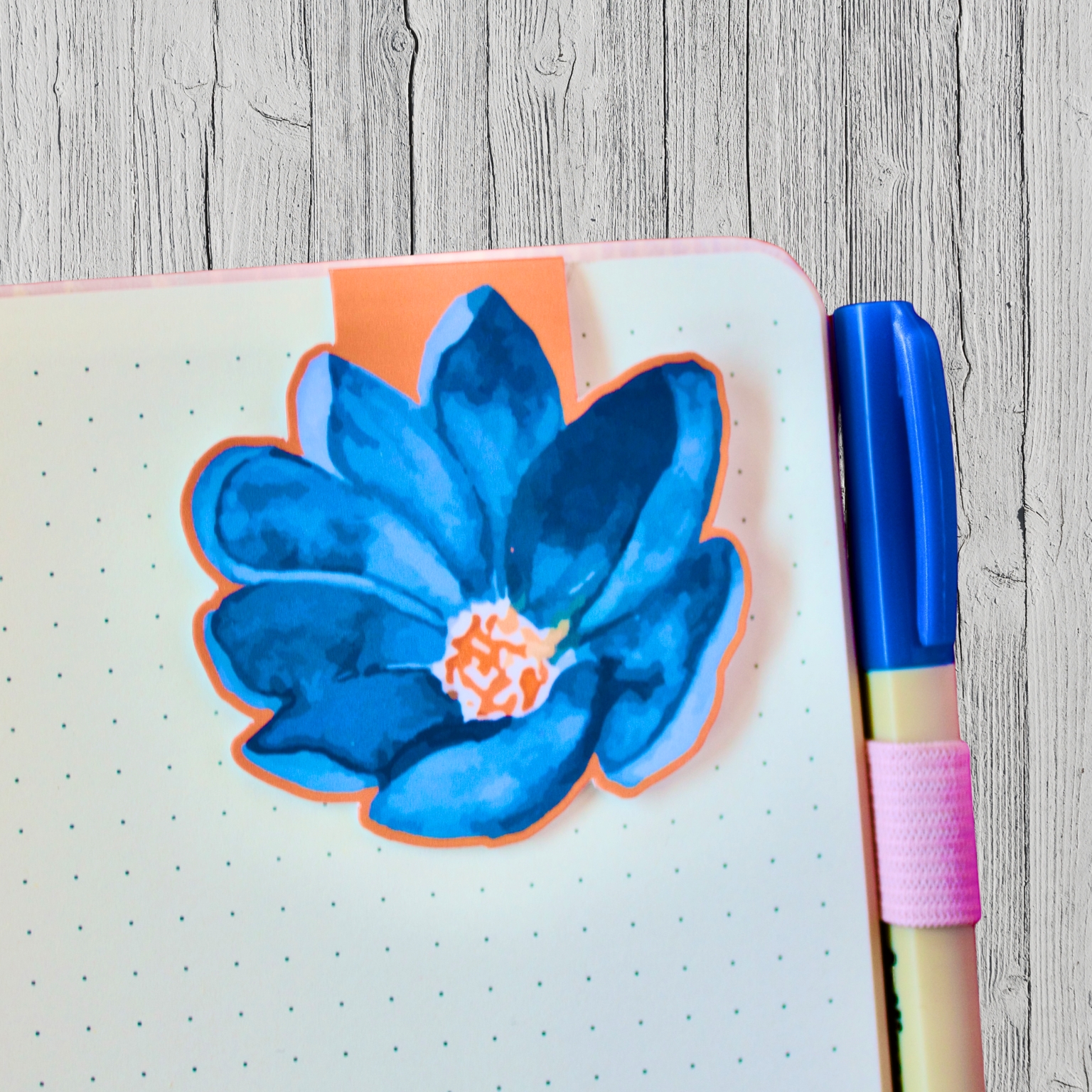 Magnetisches Buchzeichen - Magnolie