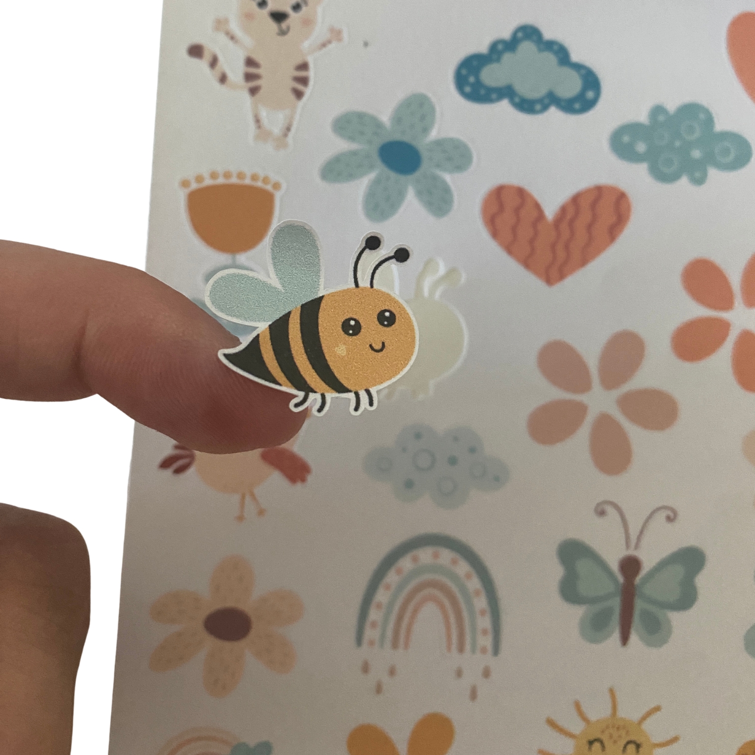 Stickerbogen Frühling