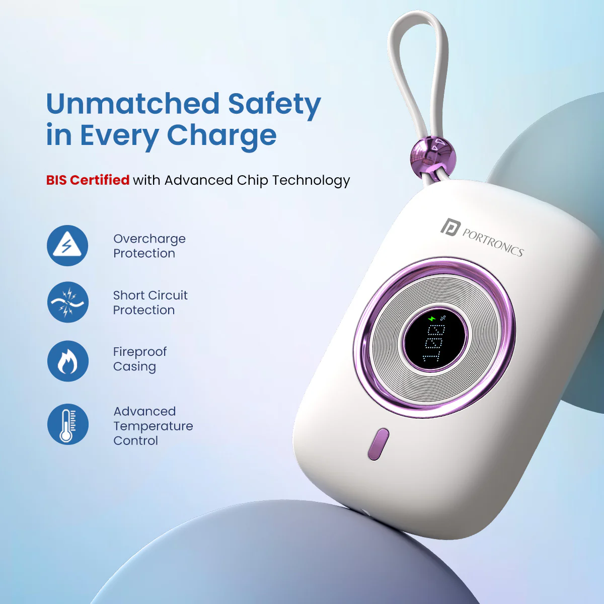 Portronics Power Shutter Pro 35W Fast Charging