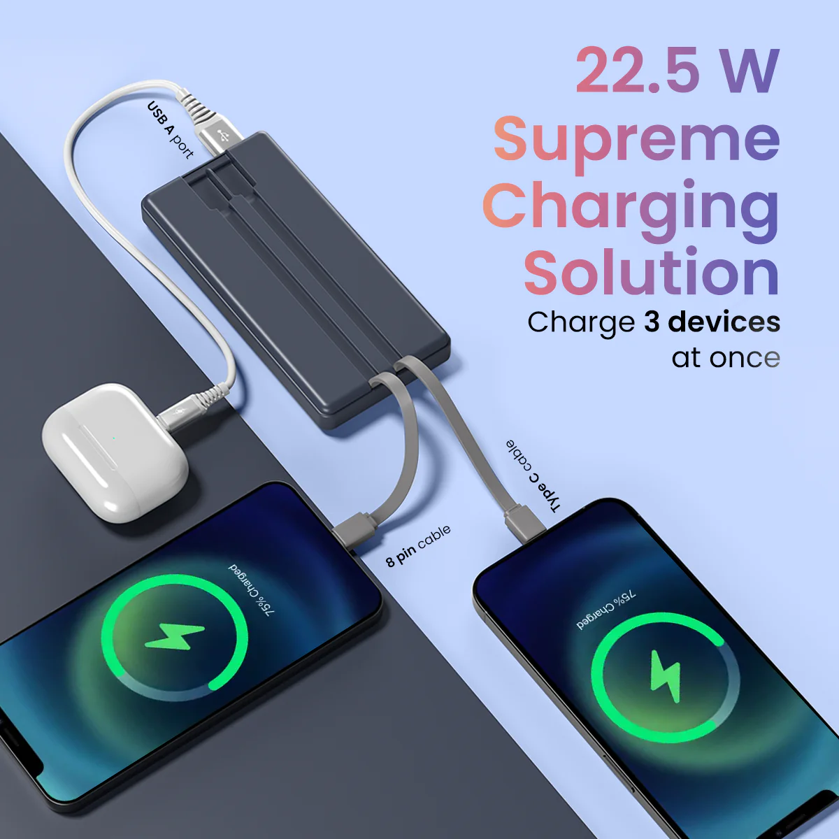  Portronics Luxcell Bind 10K