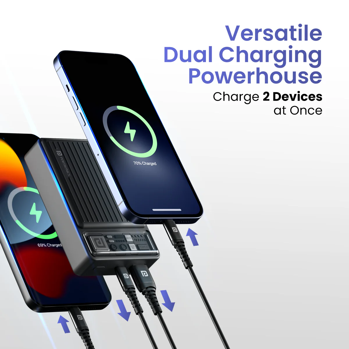 Portronics Luxcell Mini 20K 22.5w Fast Charging