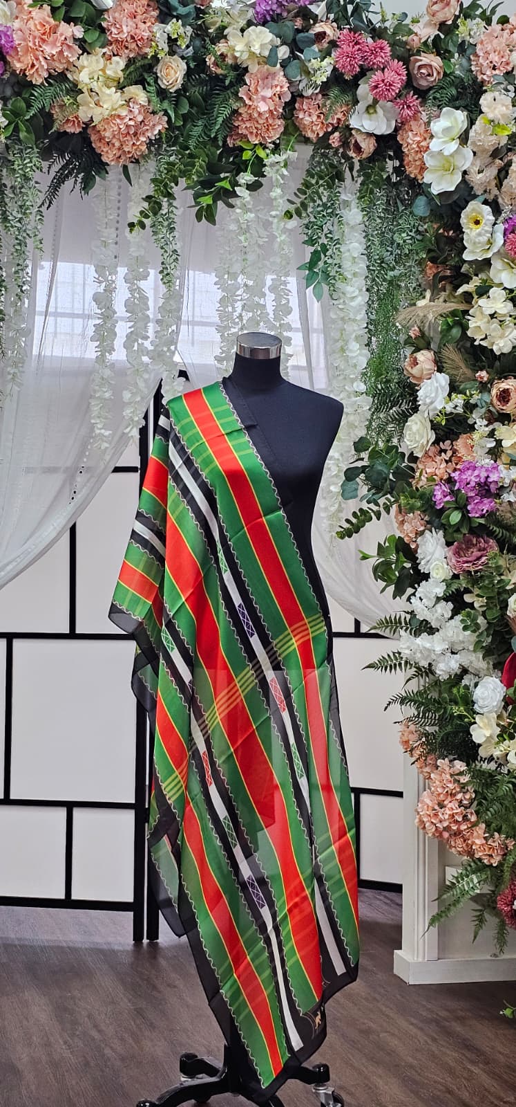 Colorful Striped Scarf