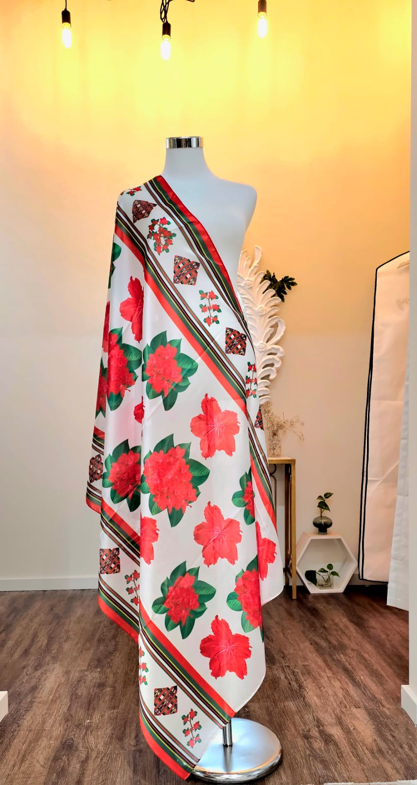 Floral Print Silk scarf