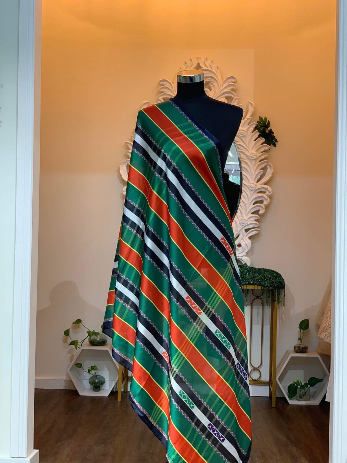 Multicolor Striped Scarf