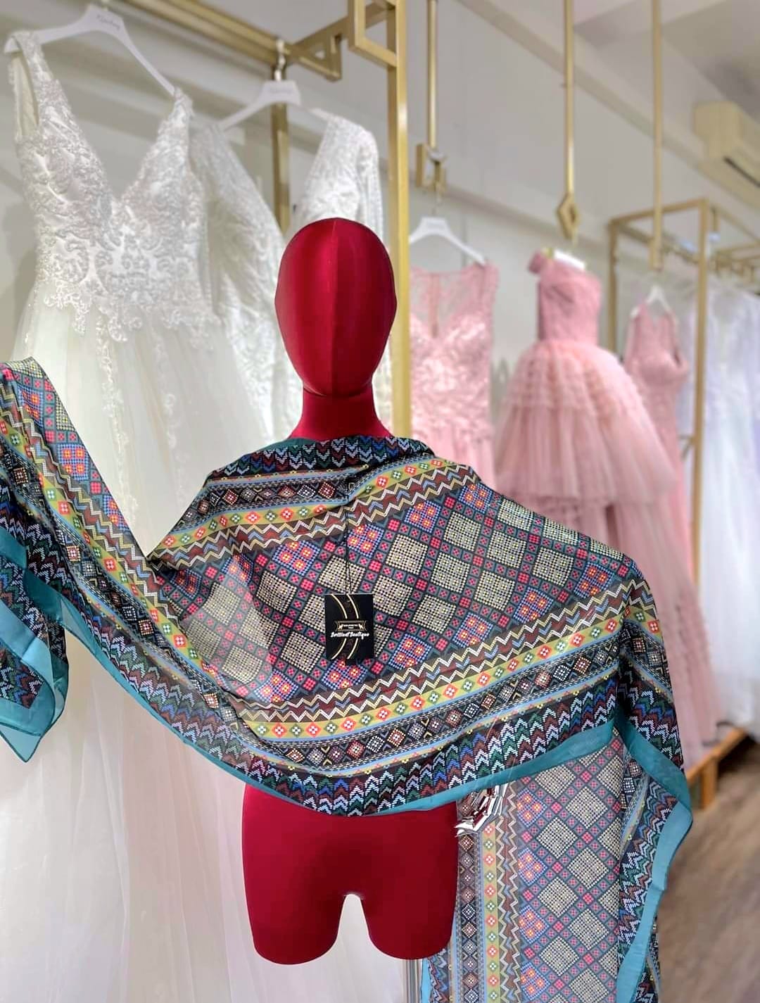 Colorful Patterned Scarf