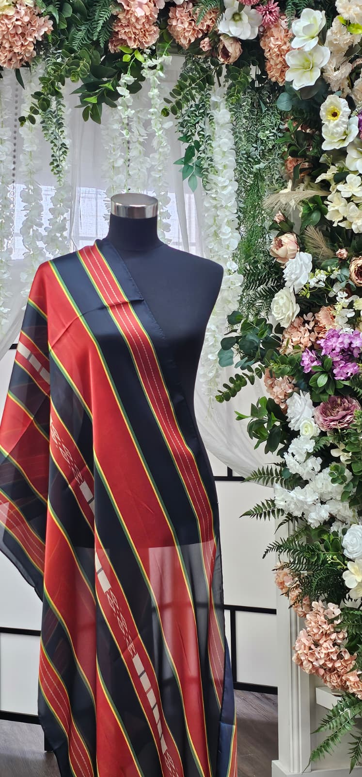 Elegant Striped Scarf