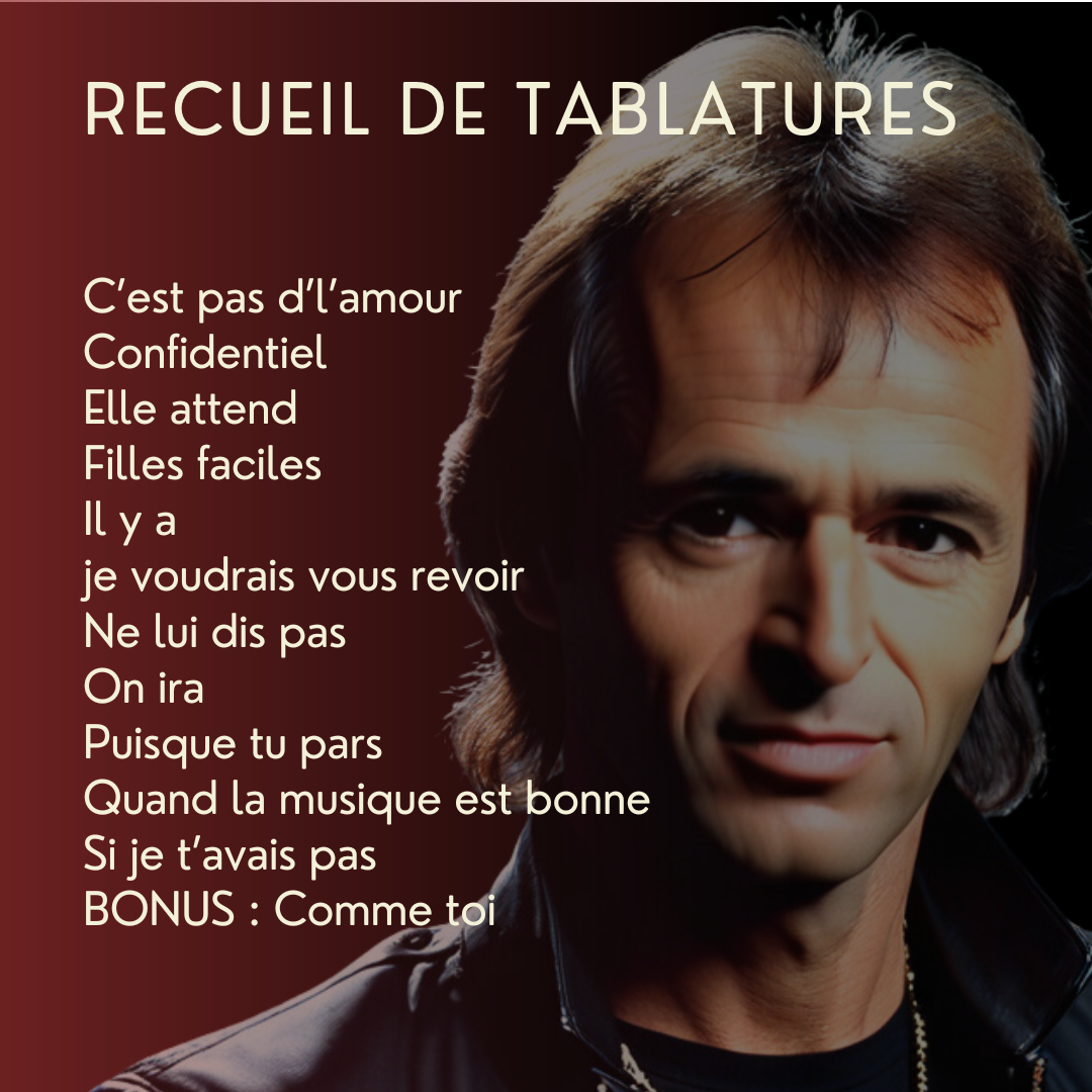 Pack Harmonica Chansons Françaises - 44 Tablatures : Cabrel, Goldman, Hallyday