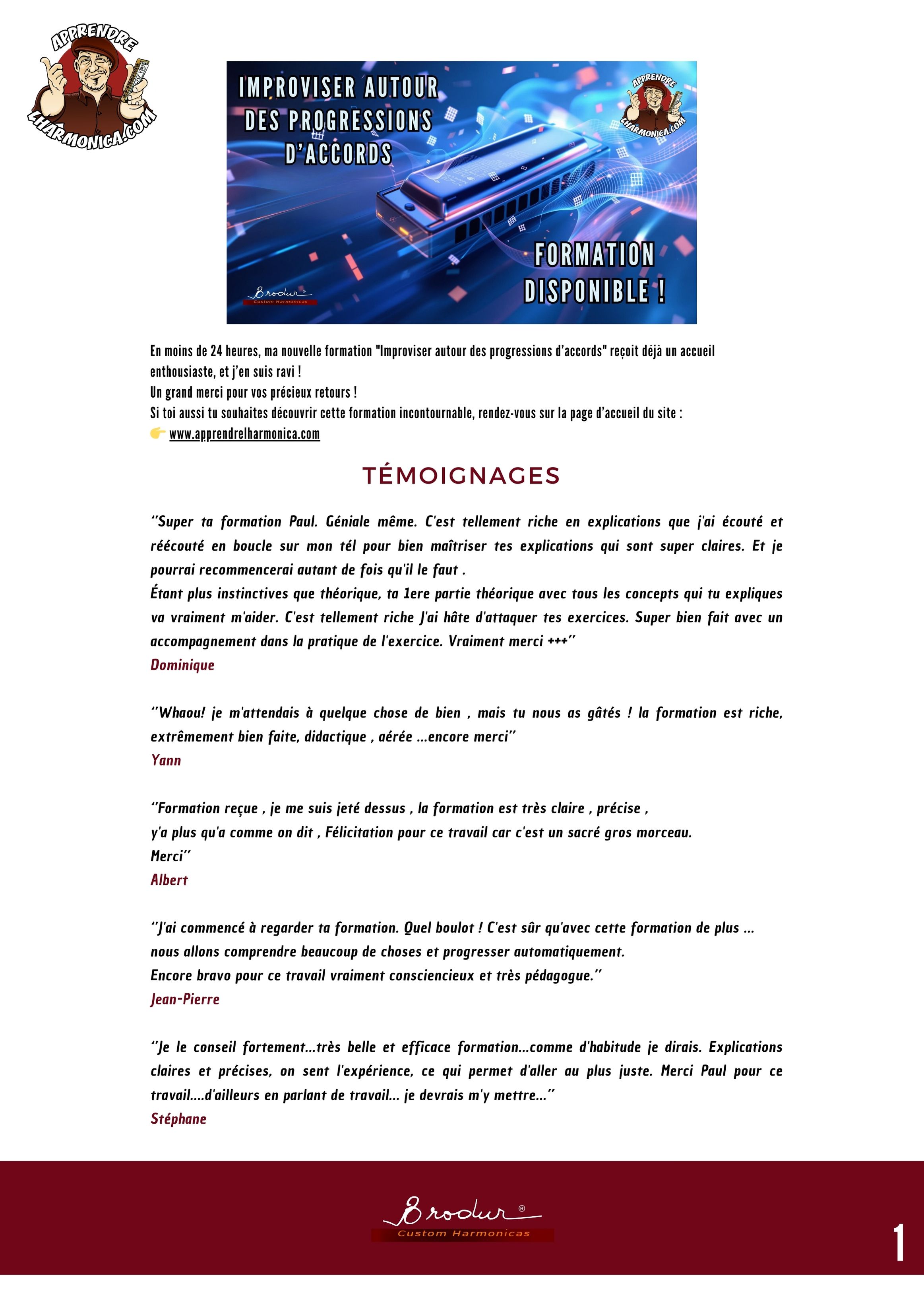 Improviser autour des progressions d'accords