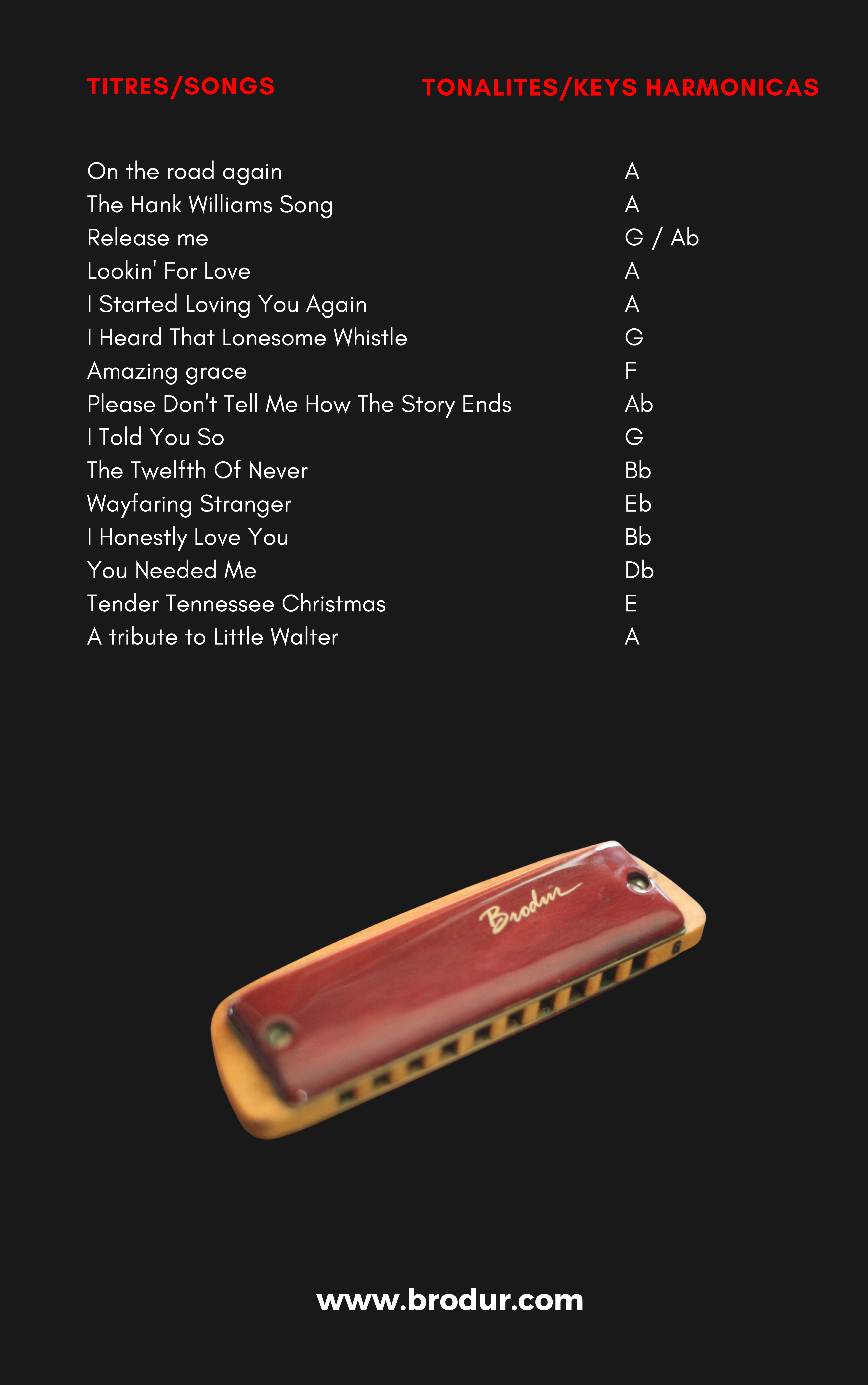 Recueil/Book of 15 tablatures - Charlie McCoy (pdf)