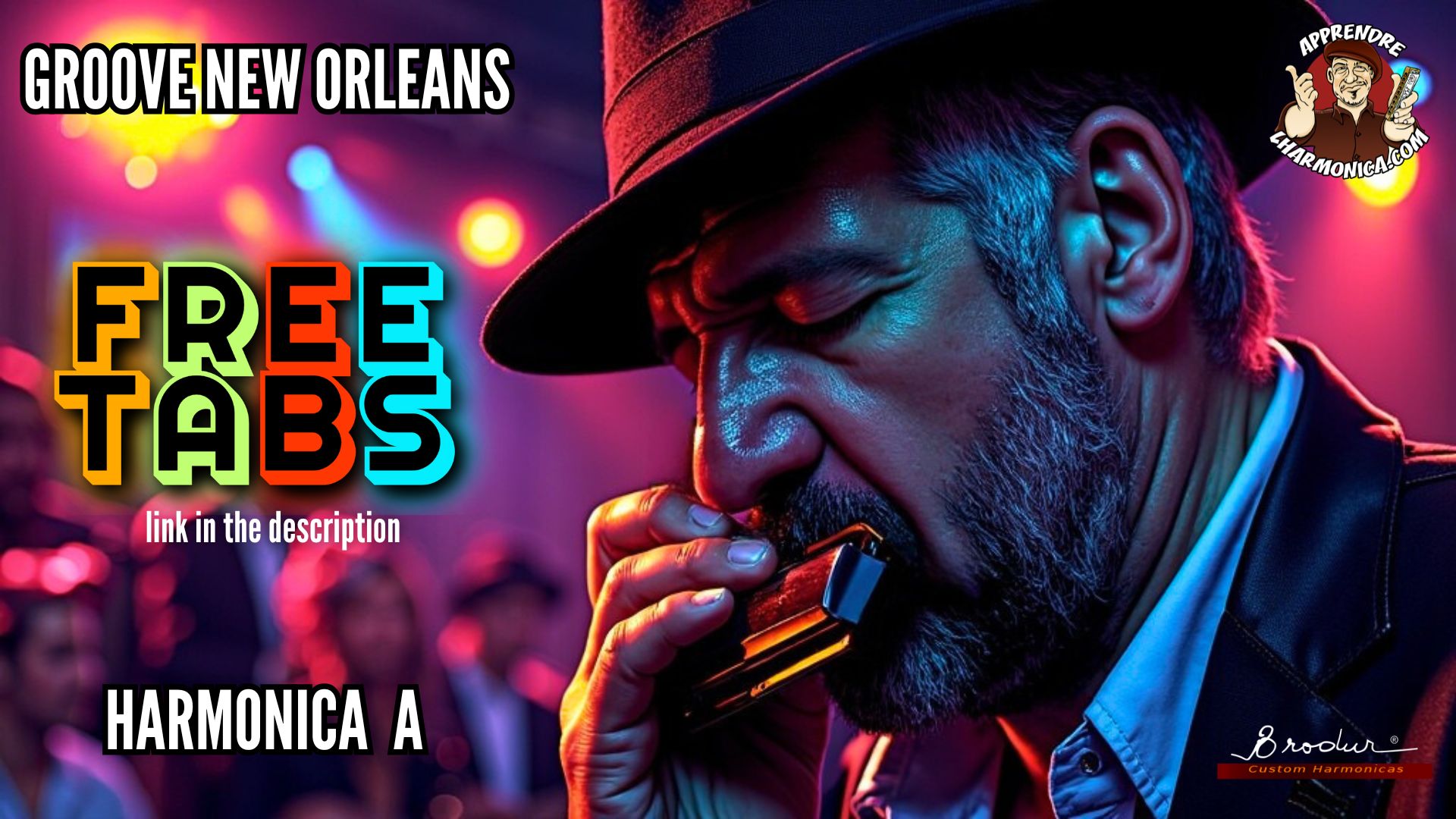 Groove New Orleans - Harmonica A - Free Tabs 