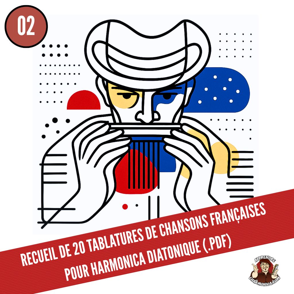Recueil #02 - 20 tablatures de chansons françaises