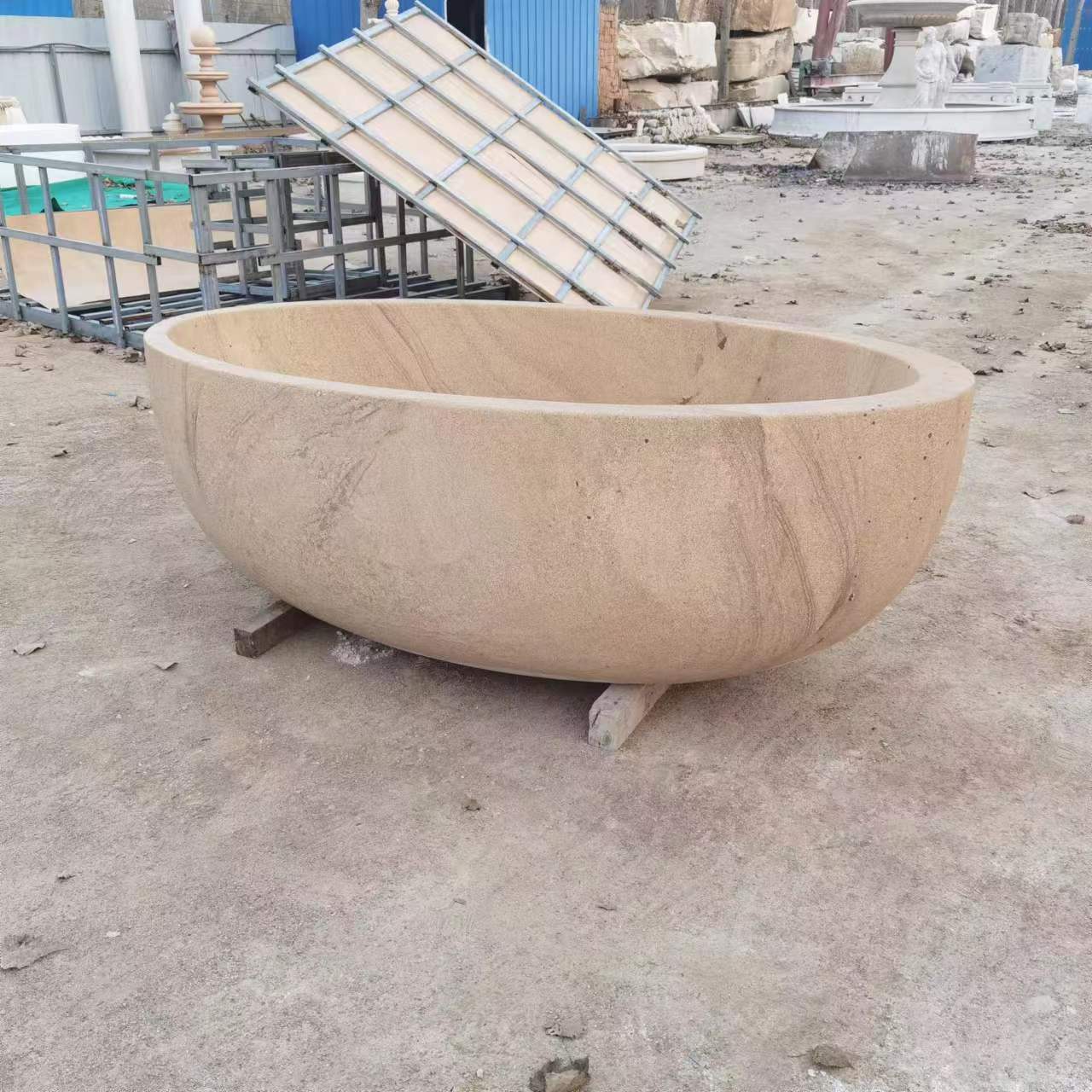 Marble bathtub