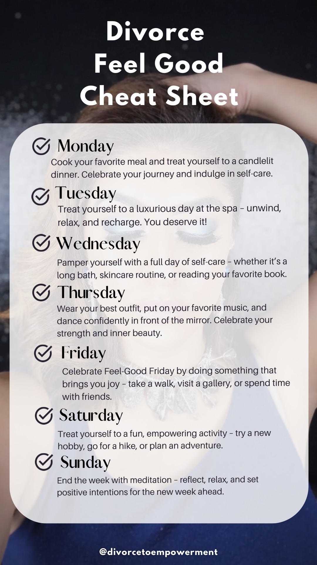"Empower Your Week: Feel Good Activities for Post-Divorce Recovery"