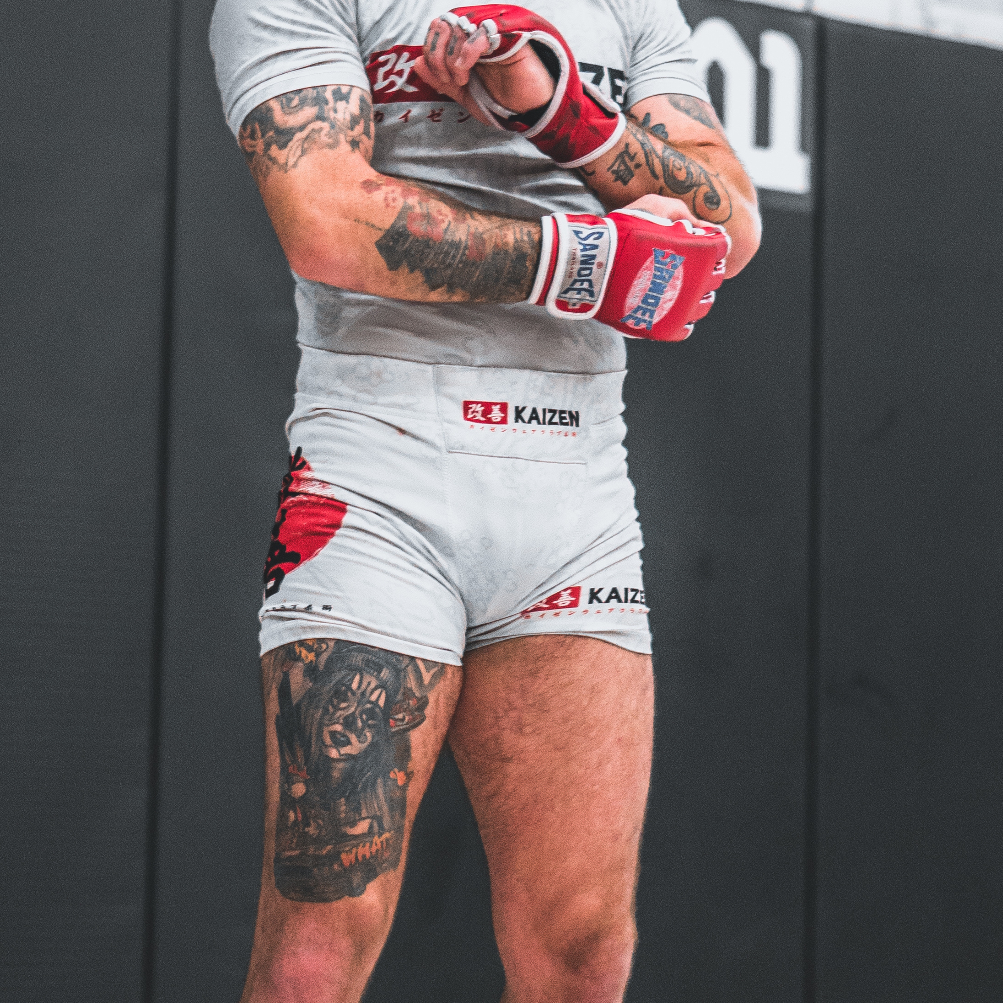 Kaizen OG Vale Tudo Shorts In White