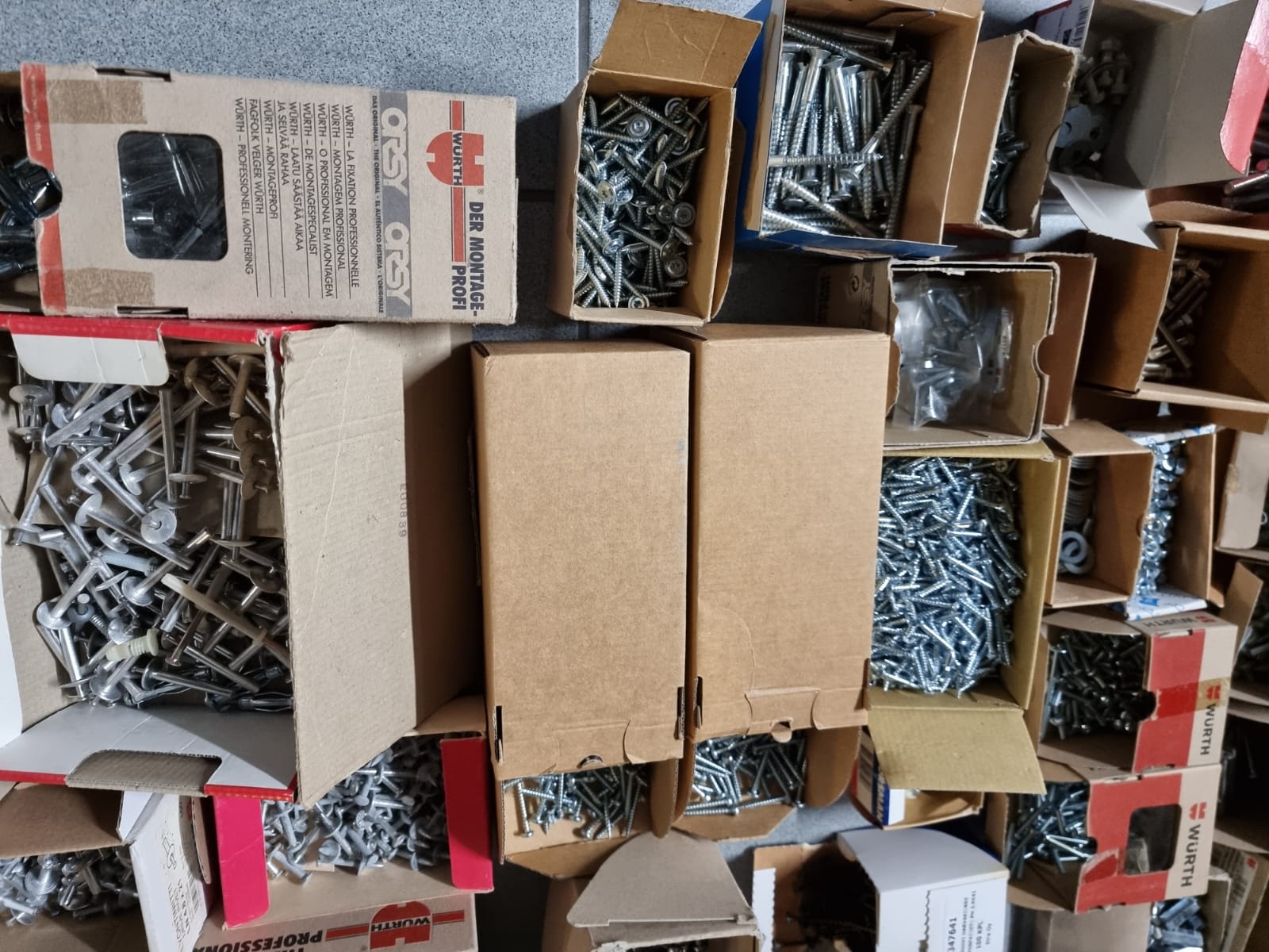 Lot of Nuts, Screws, Bolts, Washers etc 