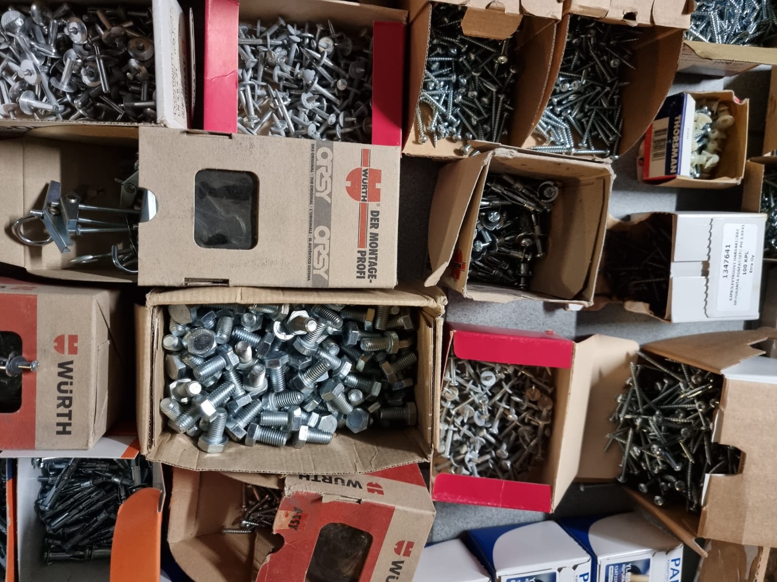 Lot of Nuts, Screws, Bolts, Washers etc 